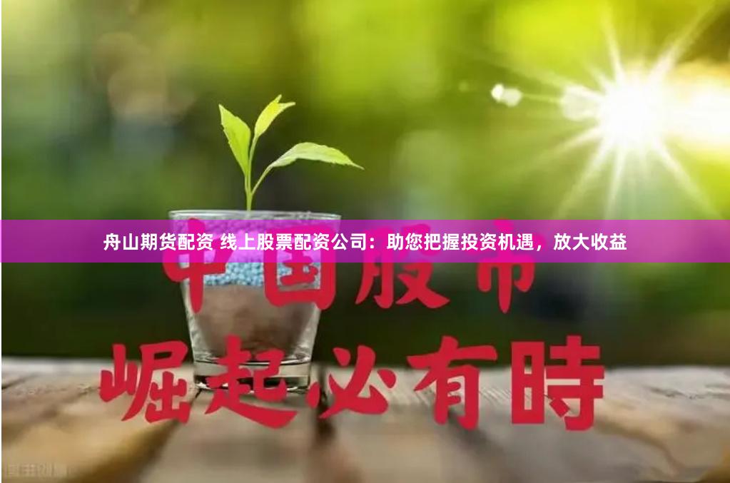 舟山期货配资 线上股票配资公司：助您把握投资机遇，放大收益